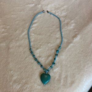 Turquoise heart necklace